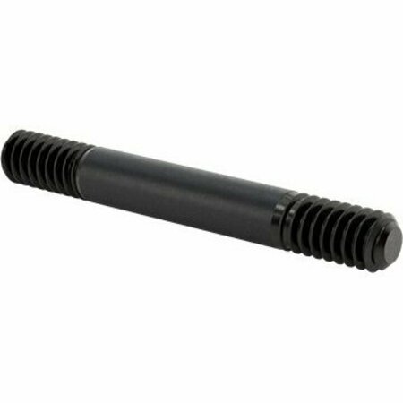 BSC PREFERRED Left-Hand to Right-Hand Male Thread Adapter Black-Oxide Steel 1/4-20 Thread 2 Long 94455A112